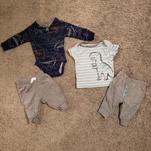 Set of newborn outfits